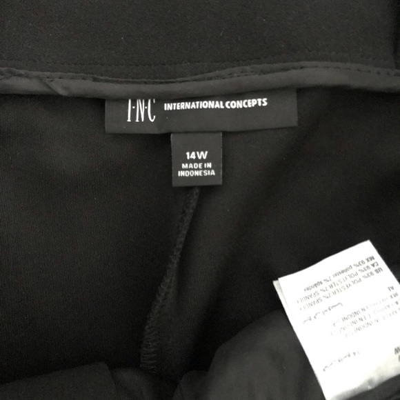 Inc  international concepts , dress pants cuffed and tie waist, size 14 - Picture 3 of 3